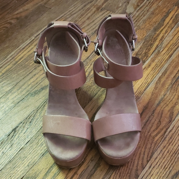 Brunello Cucinelli Leather Wedge strappy Sandals - Picture 1 of 7